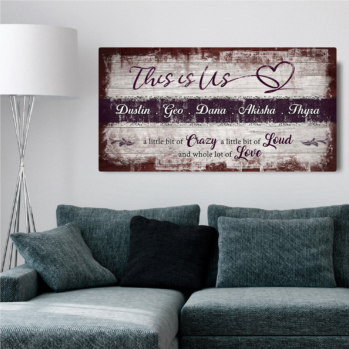This is Us Sign Style 3 - Image by Tailored Canvases
