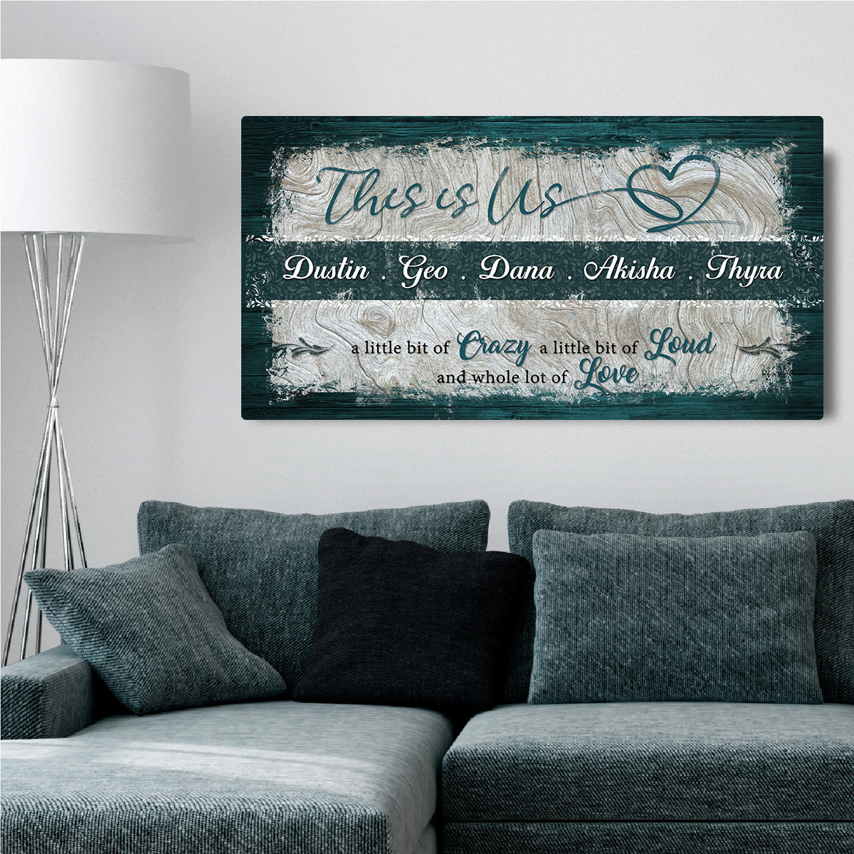 This is Us Sign Style 4 - Image by Tailored Canvases