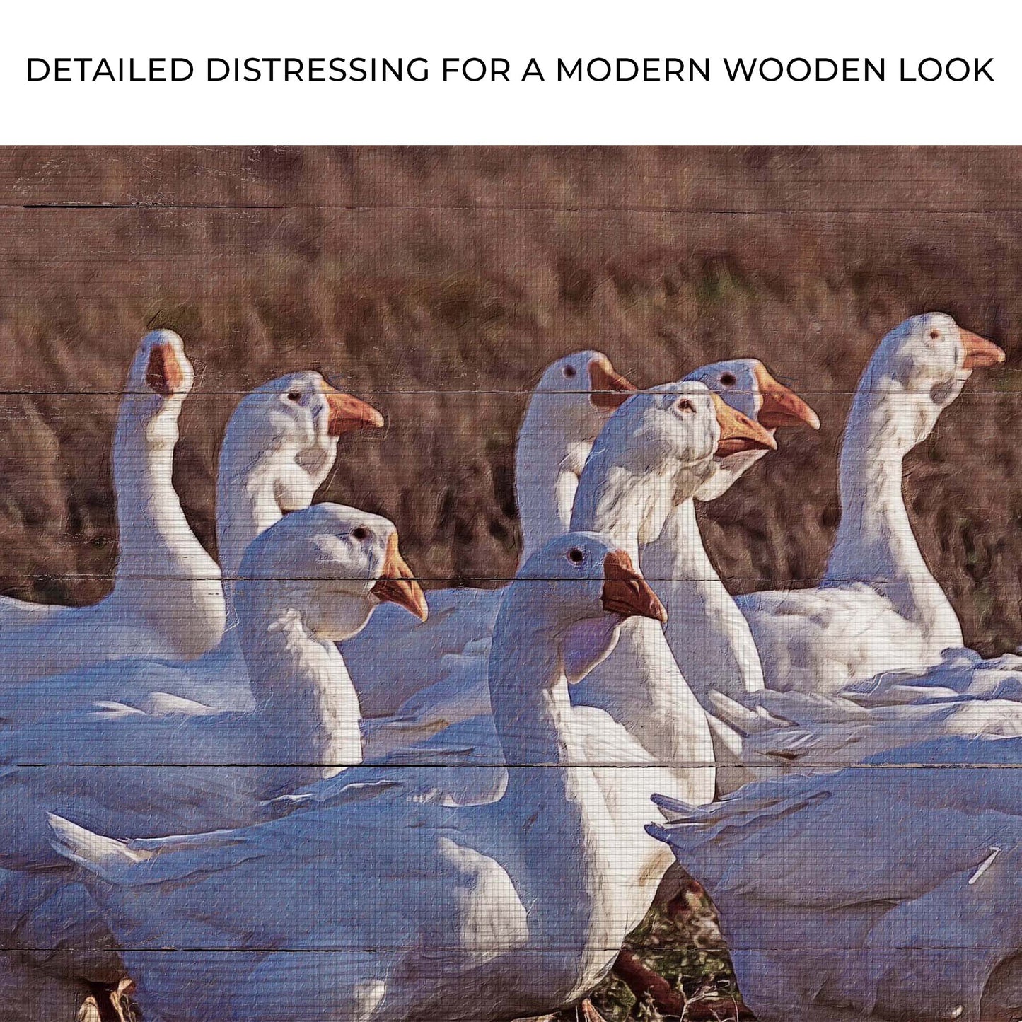 Marching Geese Canvas Wall Art Zoom - Image by Tailored Canvases