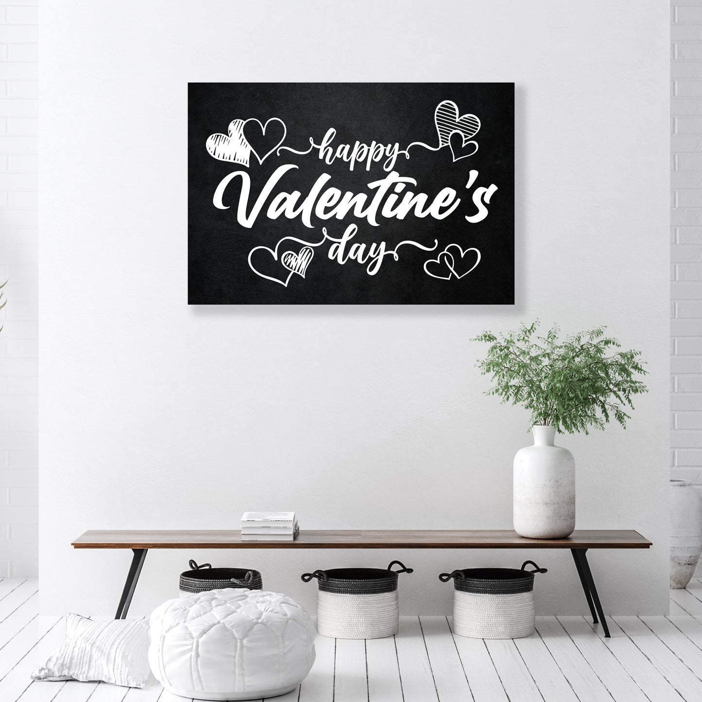 Valentine's Day Script Sign - Image by Tailored Canvases