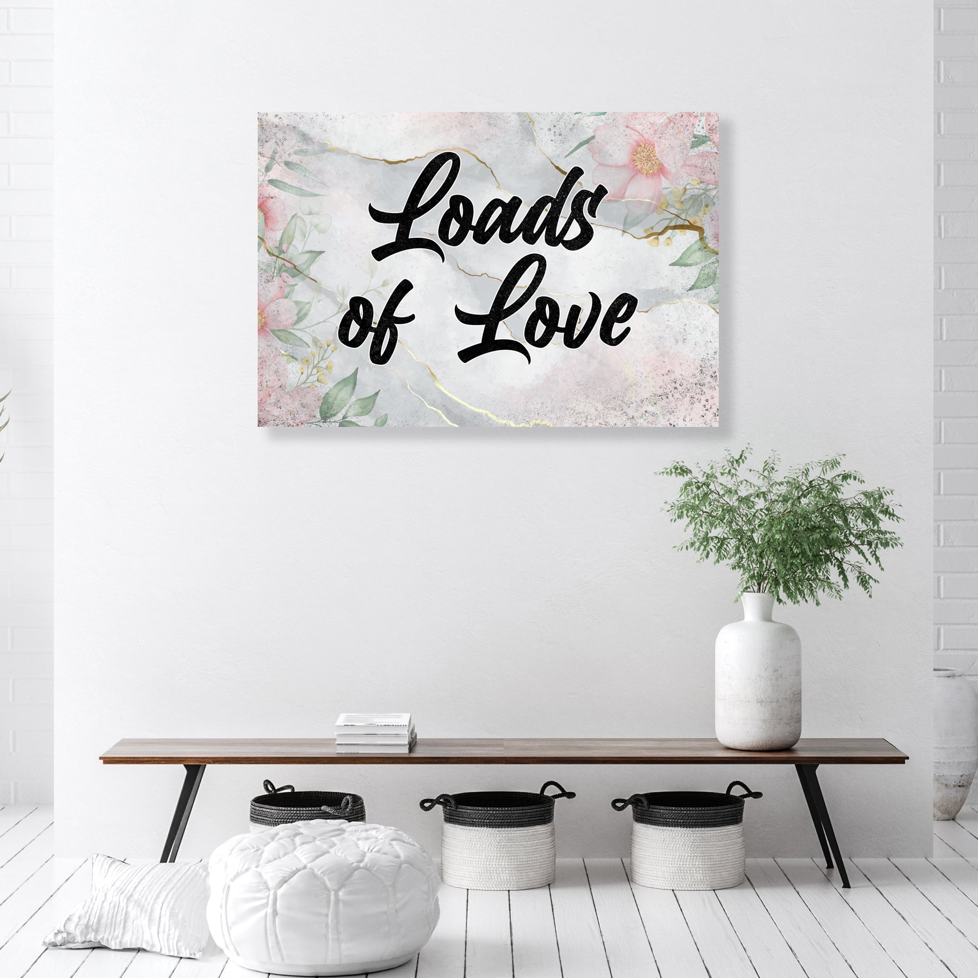 Rustic Valentine Saying Sign II Style 1 - Image by Tailored Canvases