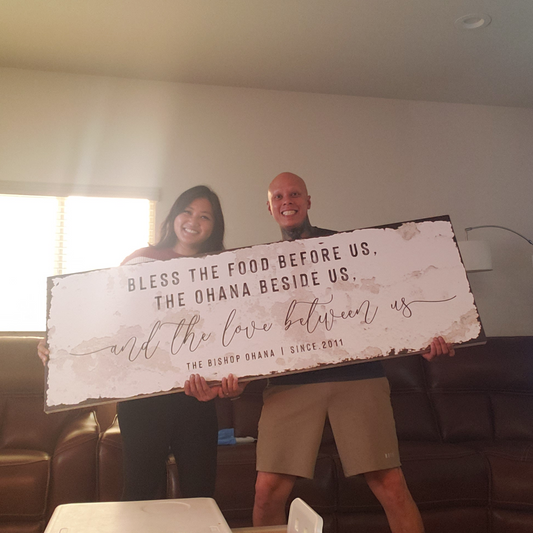 Family Sign XIII Sign Style 4 - Image by Tailored Canvases