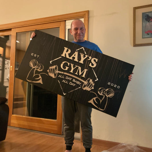 Gym Sign IV Style 2 - Image by Tailored Canvases