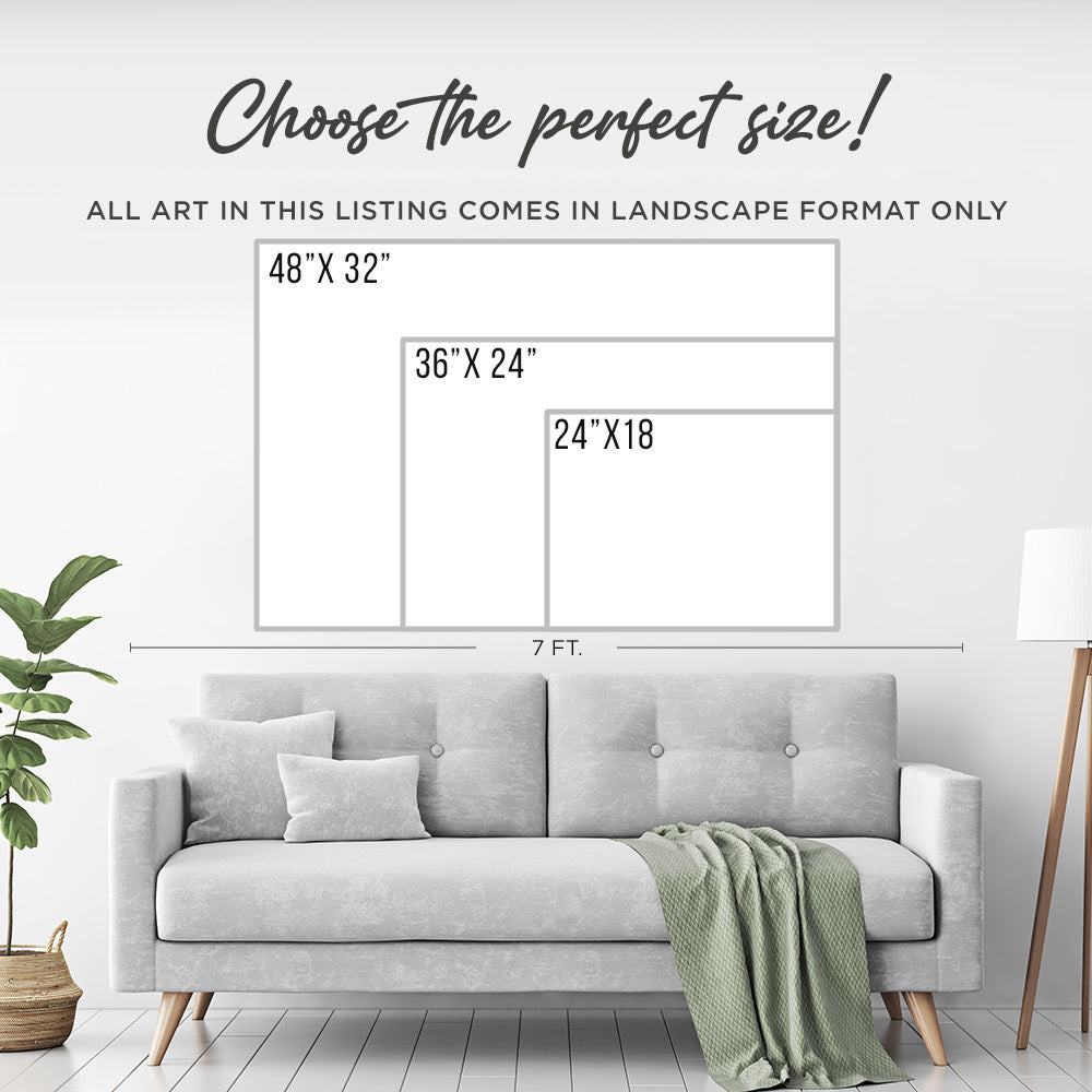 Farmhouse Name Sign Size Chart - Image by Tailored Canvases