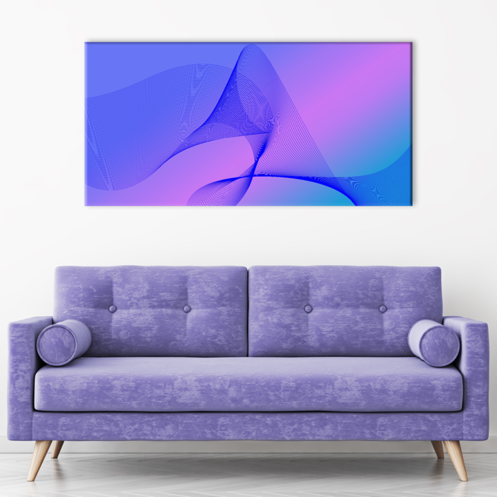 Gradient Flowing Mesh Style 1 - Image by Tailored Canvases