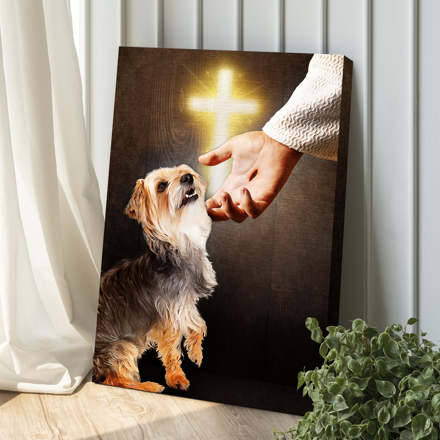 God Loves All Animals Canvas Wall Art Style 2 - Image by Tailored Canvases