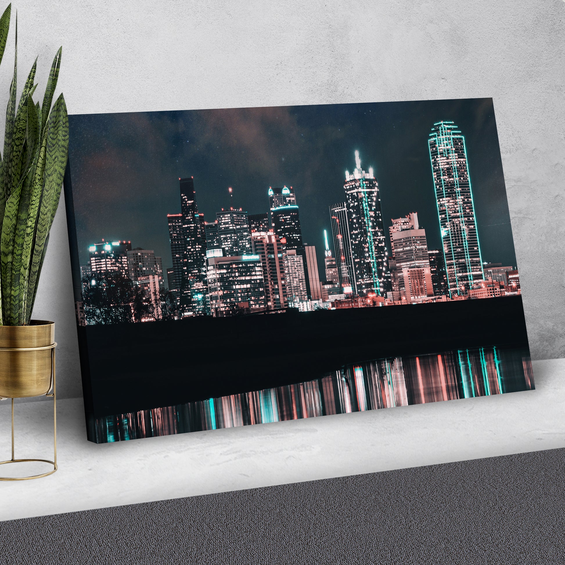 Dallas Canvas Wall Art Style 2 - Image by Tailored Canvases