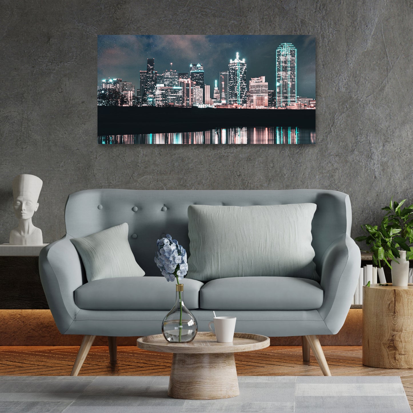 Dallas Canvas Wall Art Style 1 - Image by Tailored Canvases