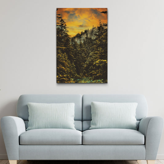 Into The Pine Trees Canvas Wall Art Style 2 - Image by Tailored Canvases