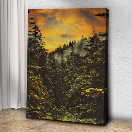 Into The Pine Trees Canvas Wall Art - Image by Tailored Canvases