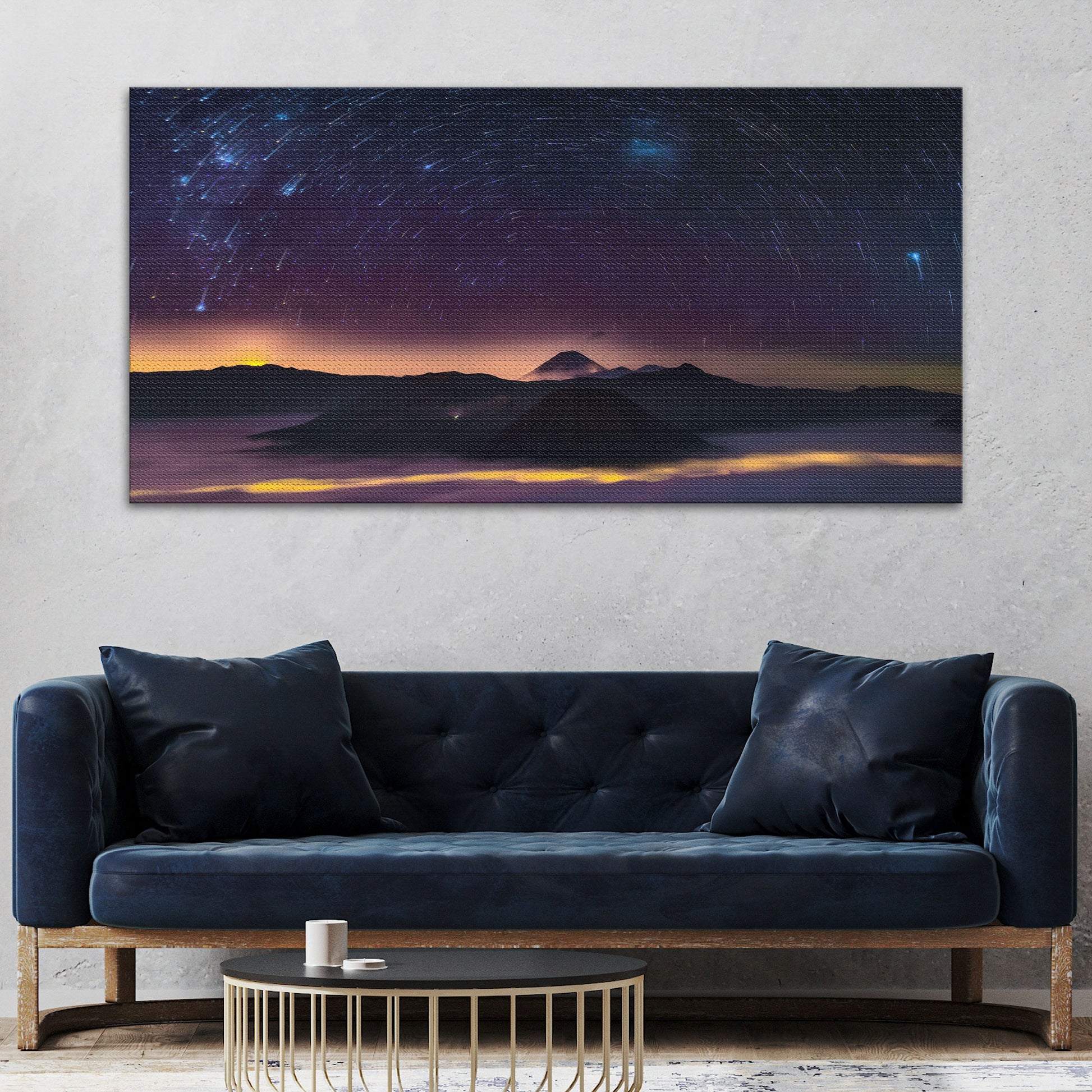 Majestic Starry Night Sky Canvas Wall Art Style 2 - Image by Tailored Canvases