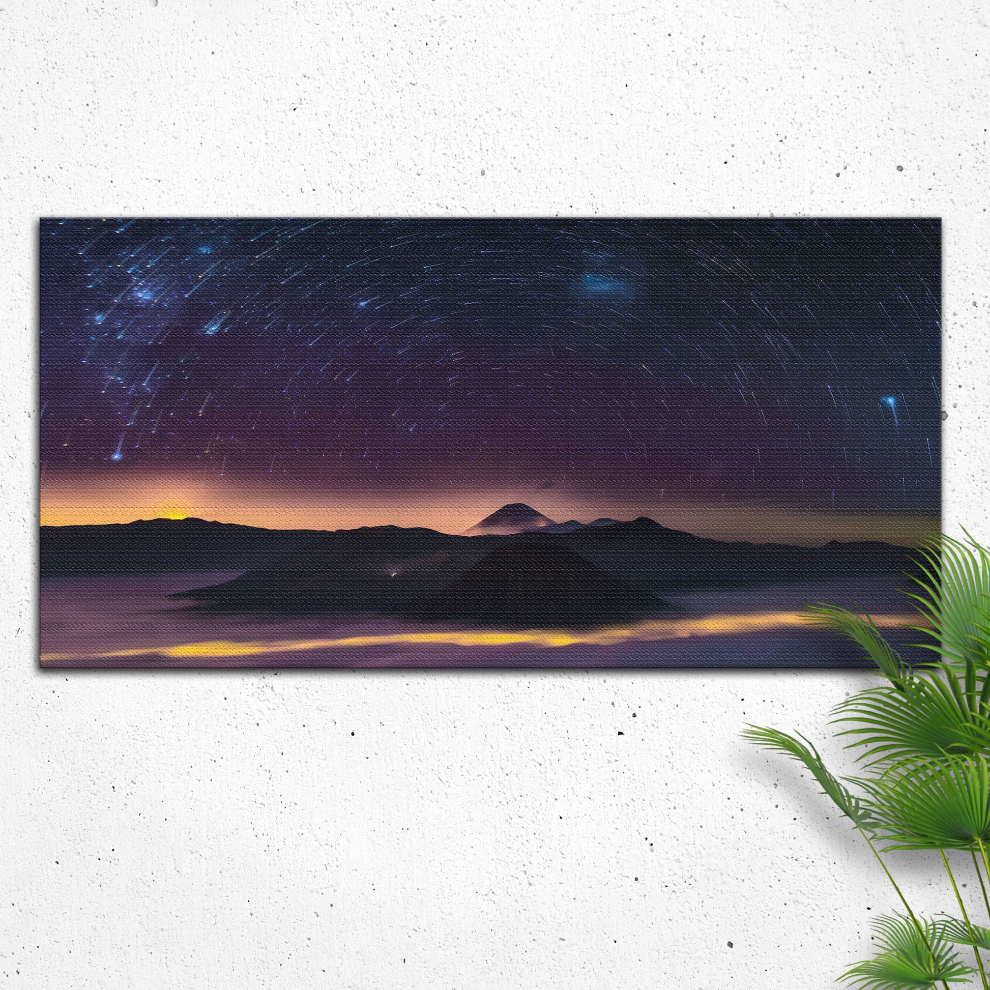 Majestic Starry Night Sky Canvas Wall Art - Image by Tailored Canvases