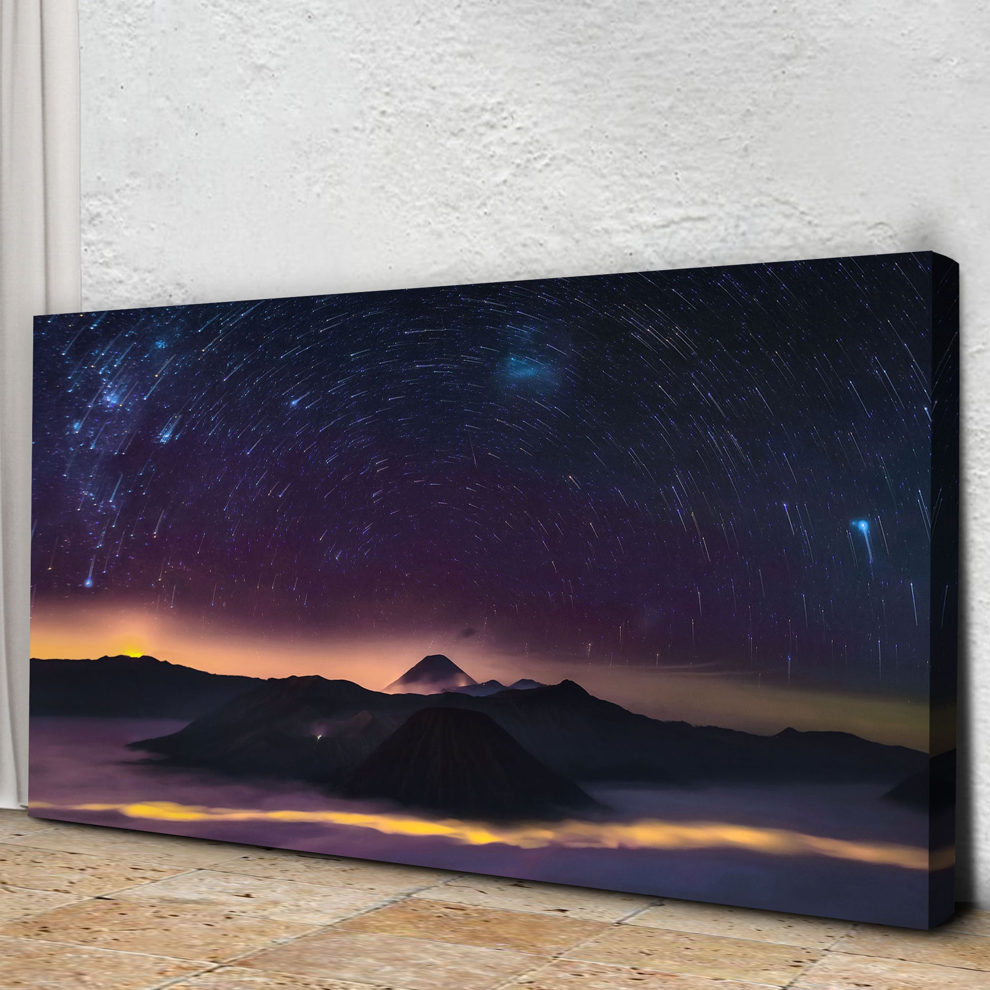 Majestic Starry Night Sky Canvas Wall Art Style 1 - Image by Tailored Canvases