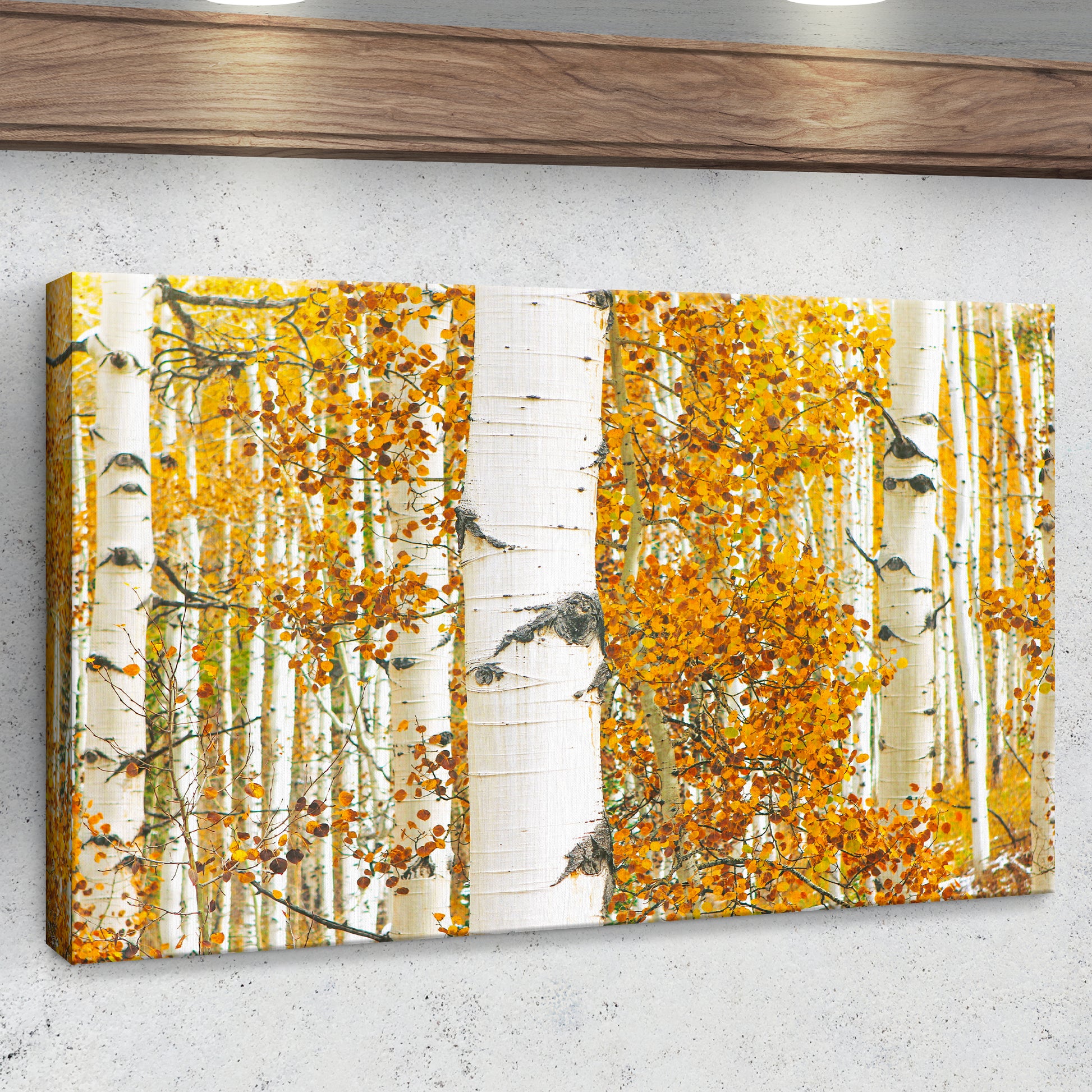 Autumn Tree Barks Canvas Wall Art Style 1 - Image by Tailored Canvases