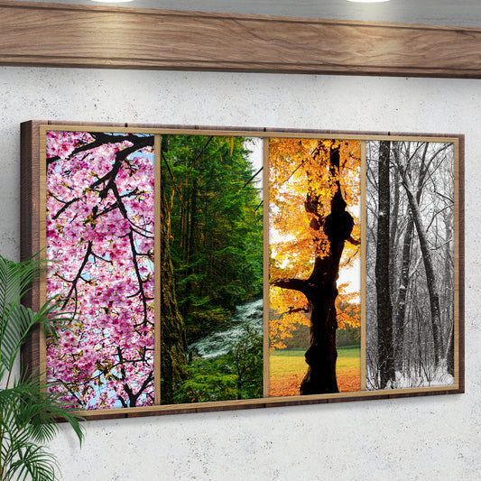 Four Seasons Tree Canvas Wall Art - Image by Tailored Canvases