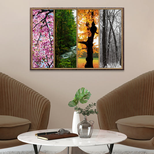 Four Seasons Tree Canvas Wall Art - Image by Tailored Canvases