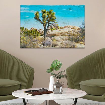 Joshua Tree Canvas Wall Art Style 2 - Image by Tailored Canvases