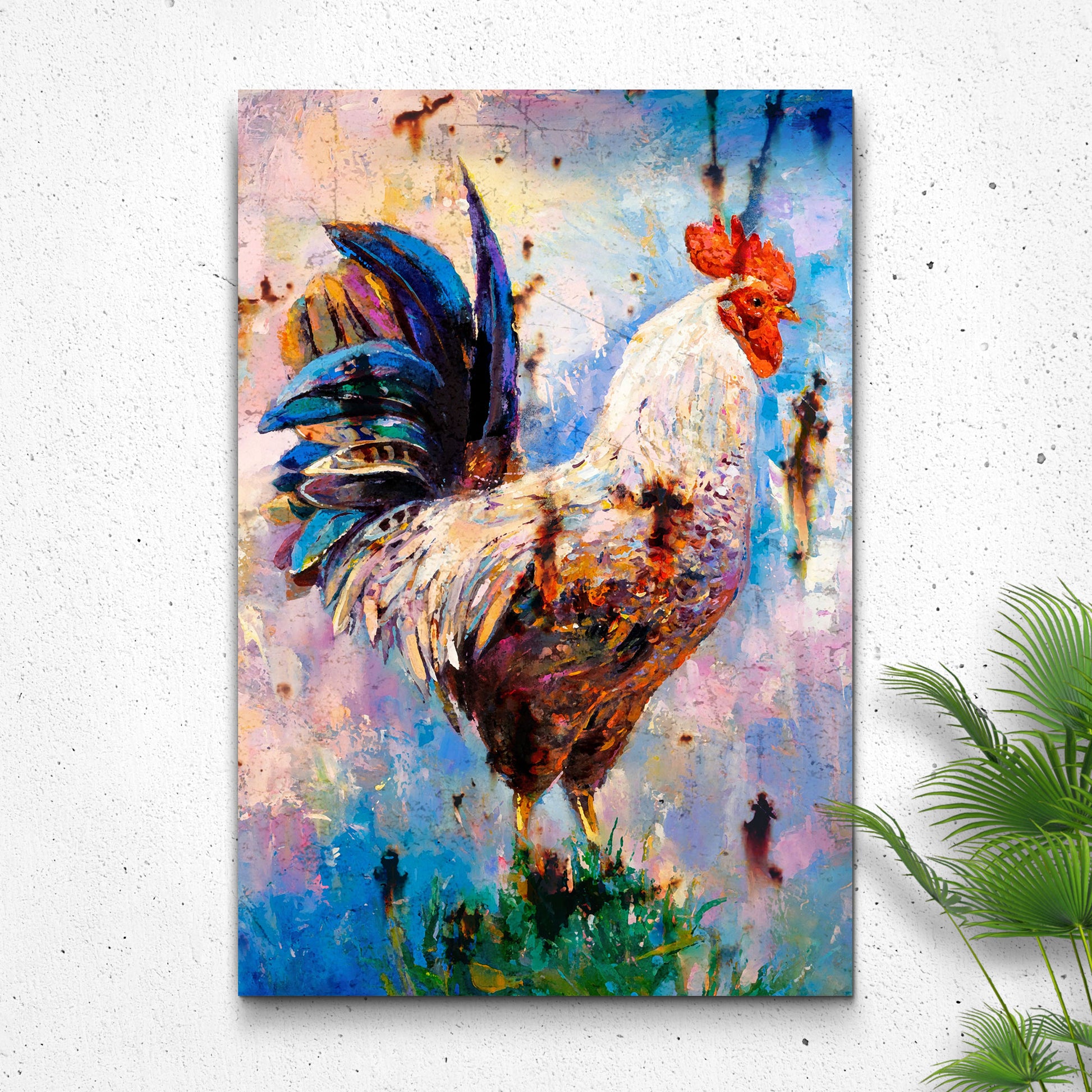 Rustic Country Chicken Canvas Wall Art - Image by Tailored Canvases
