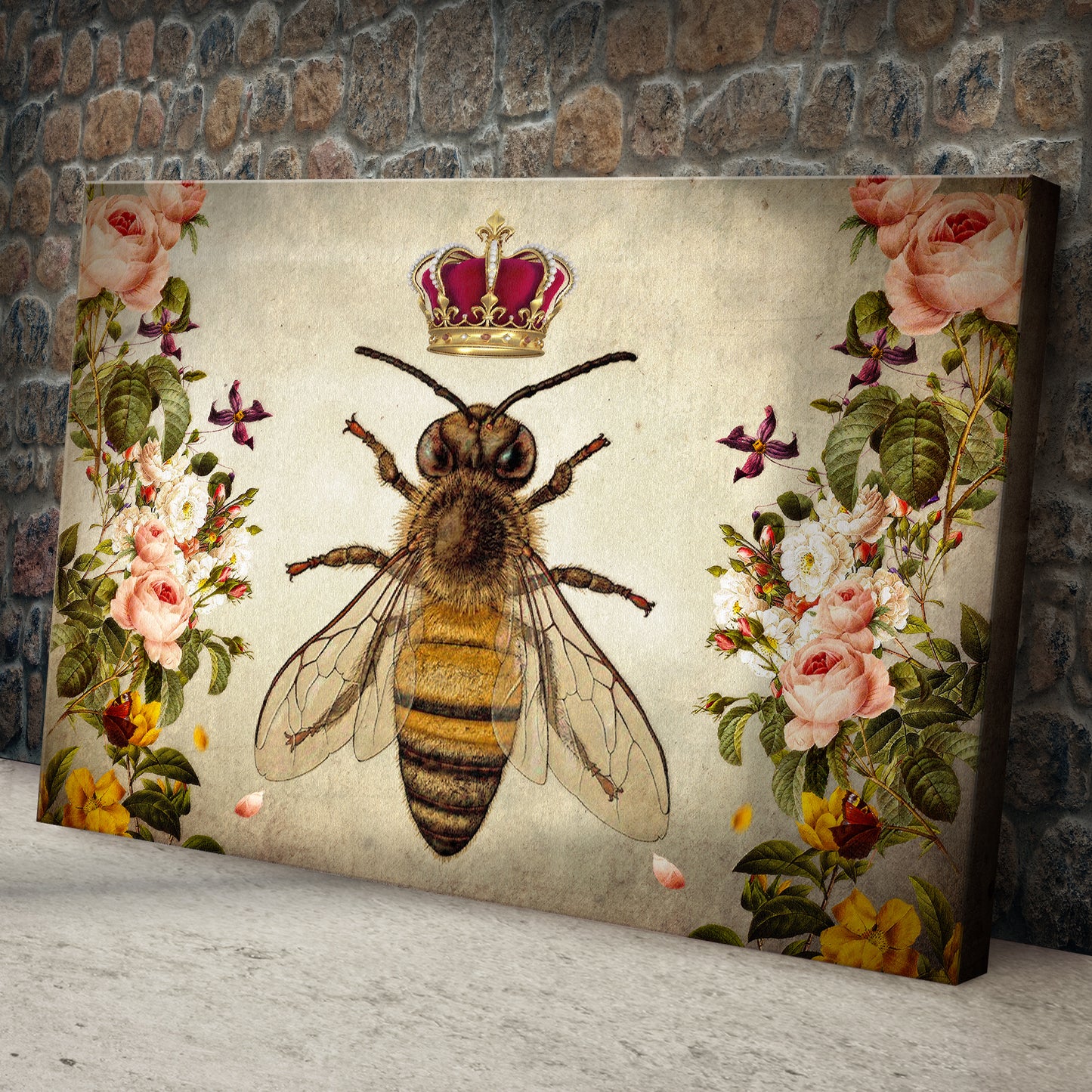 Hail Queen Bee Canvas Wall Art Style 1 - Image by Tailored Canvases