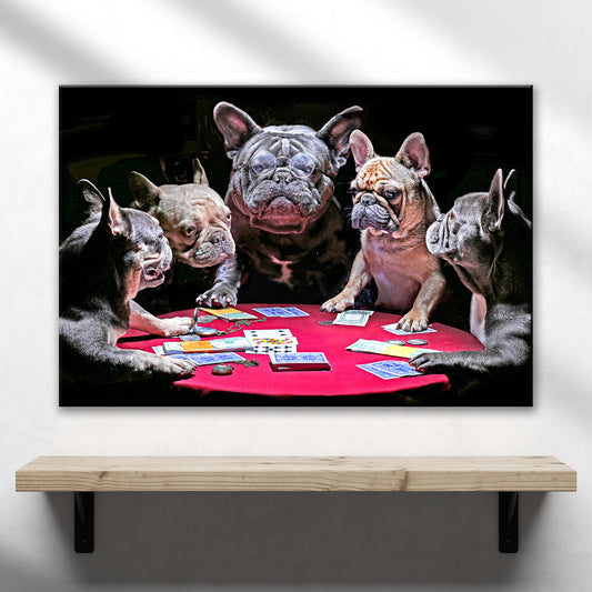 Poker Dog Players Canvas Wall Art - Image by Tailored Canvases