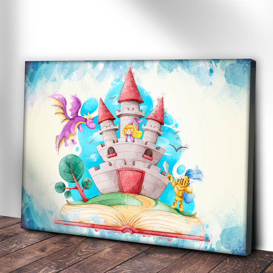 Decor Elements Book Of Fairy Tales Canvas Wall Art Style 2 - Image by Tailored Canvases