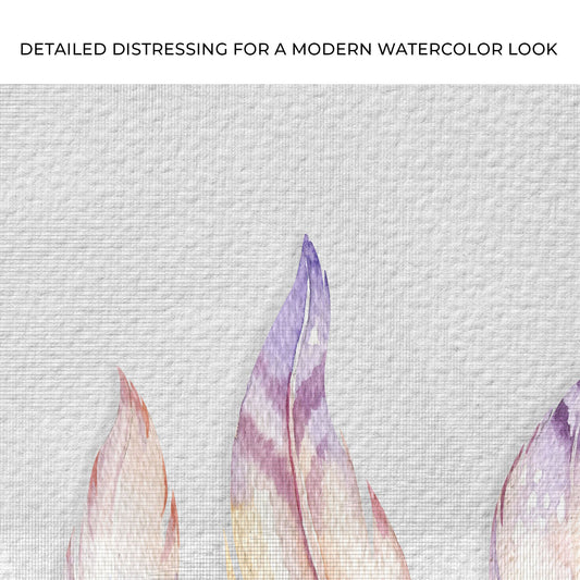 Decor Elements Feather Bohemian Tribal Canvas Wall Art Zoom - Image by Tailored Canvases