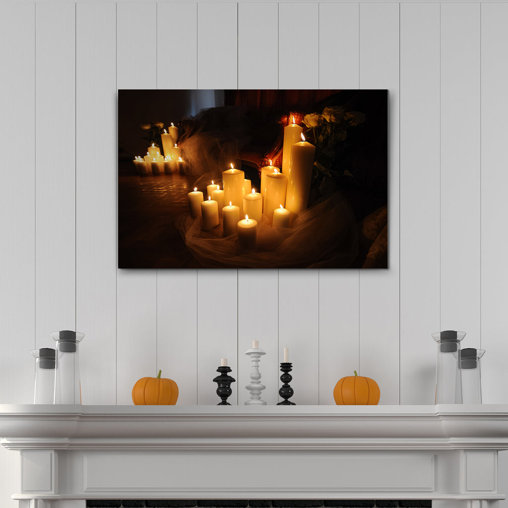 Decor Elements Candle Passover Canvas Wall Art by Tailored Canvases