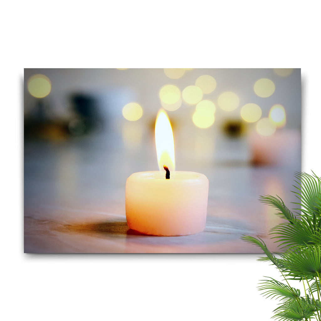 Decor Elements Candle Ethereal Canvas Wall Art by Tailored Canvases