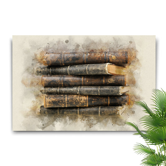 Decor Elements Books Heirloom Canvas Wall Art - Image by Tailored Canvases