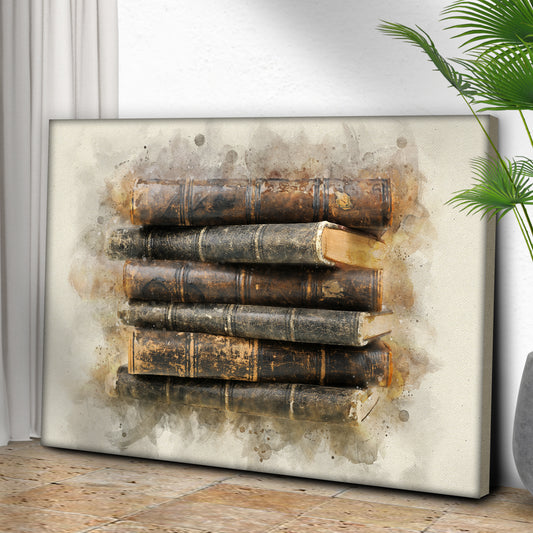 Decor Elements Books Heirloom Canvas Wall Art Style 2 - Image by Tailored Canvases
