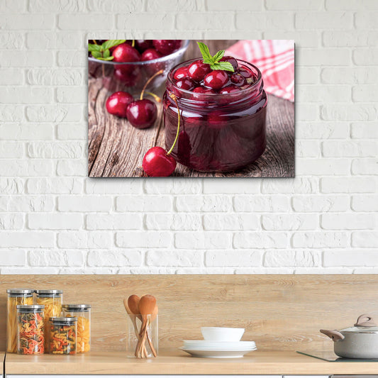 Fruits Cherry Sweet Canvas Wall Art II - Image by Tailored Canvases