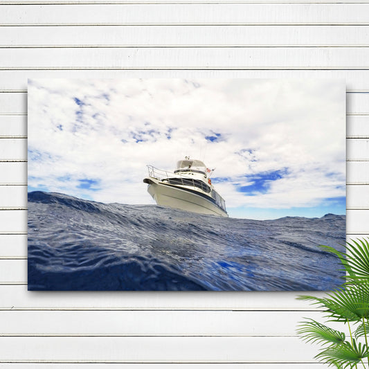 Boat Yacht Canvas Wall Art Style 1 - Image by Tailored Canvases