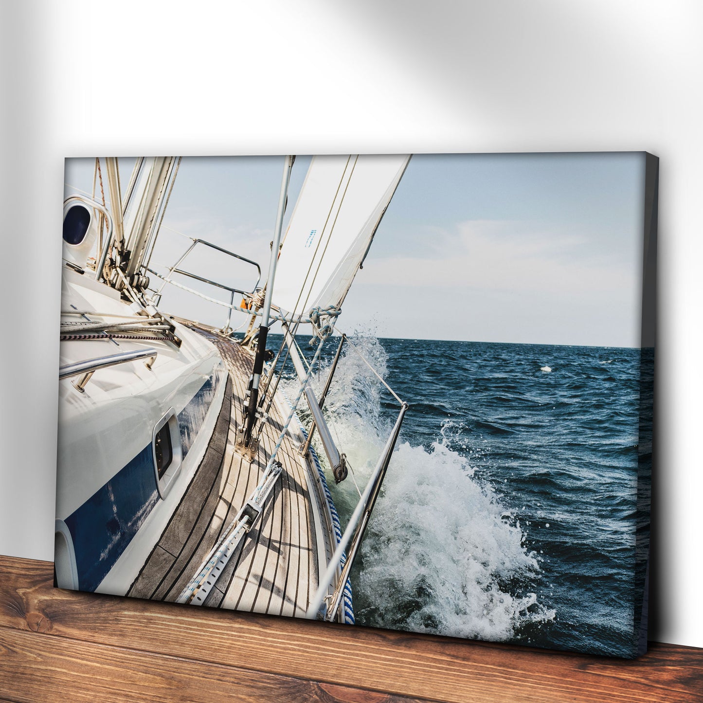 Boat Yacht Adventure Canvas Wall Art Style 2 - Image by Tailored Canvases