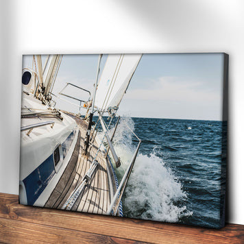 Boat Yacht Adventure Canvas Wall Art