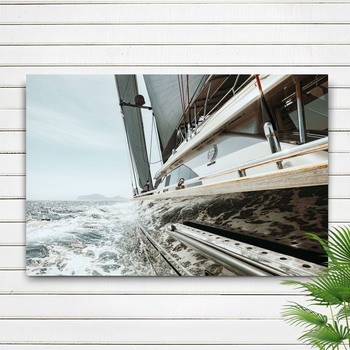 Boat Yacht Sailing Canvas Wall Art Style 1 - Image by Tailored Canvases