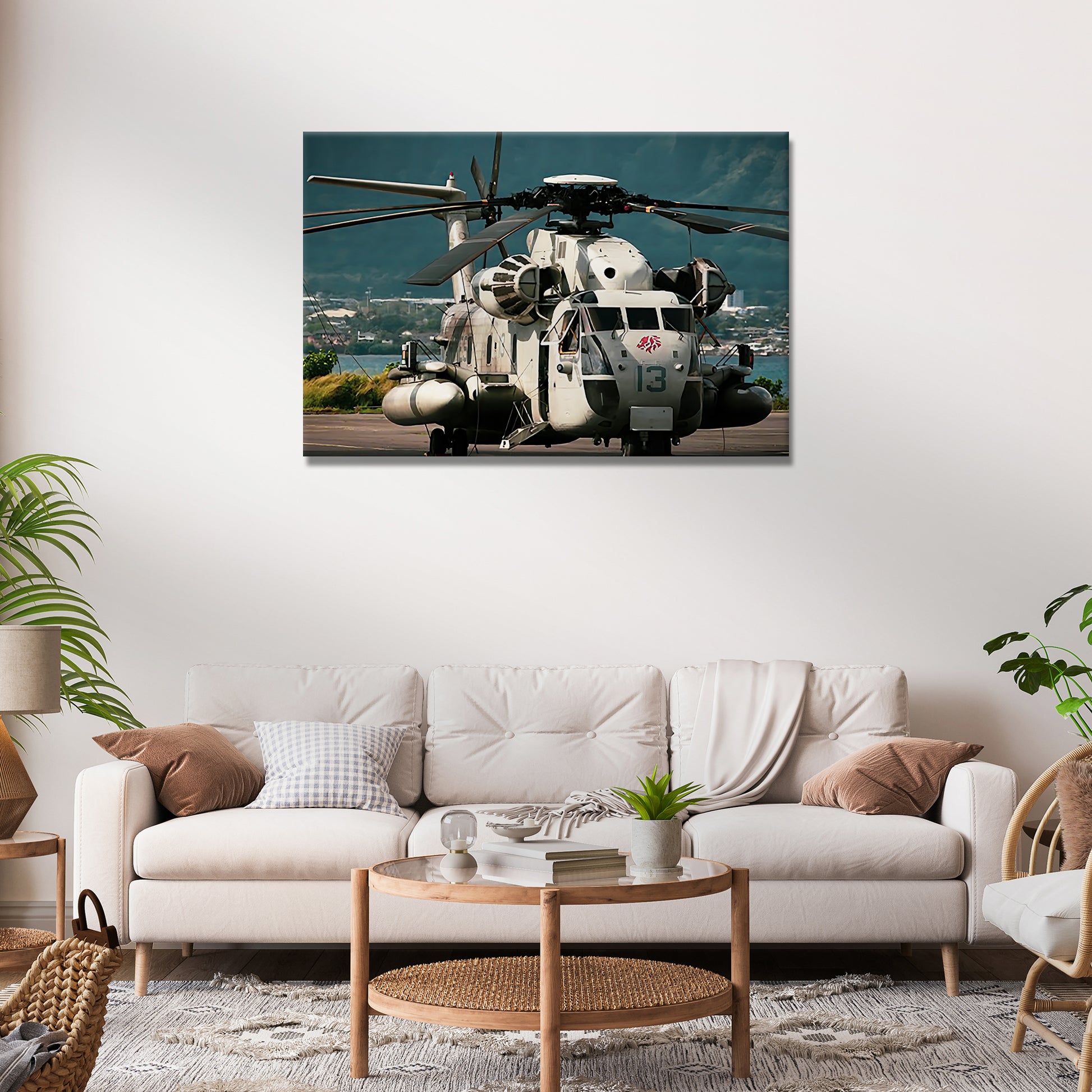 Helicopter Posterazzi A CH-53 Sea Stallion Canvas Wall Art  - Image by Tailored Canvases