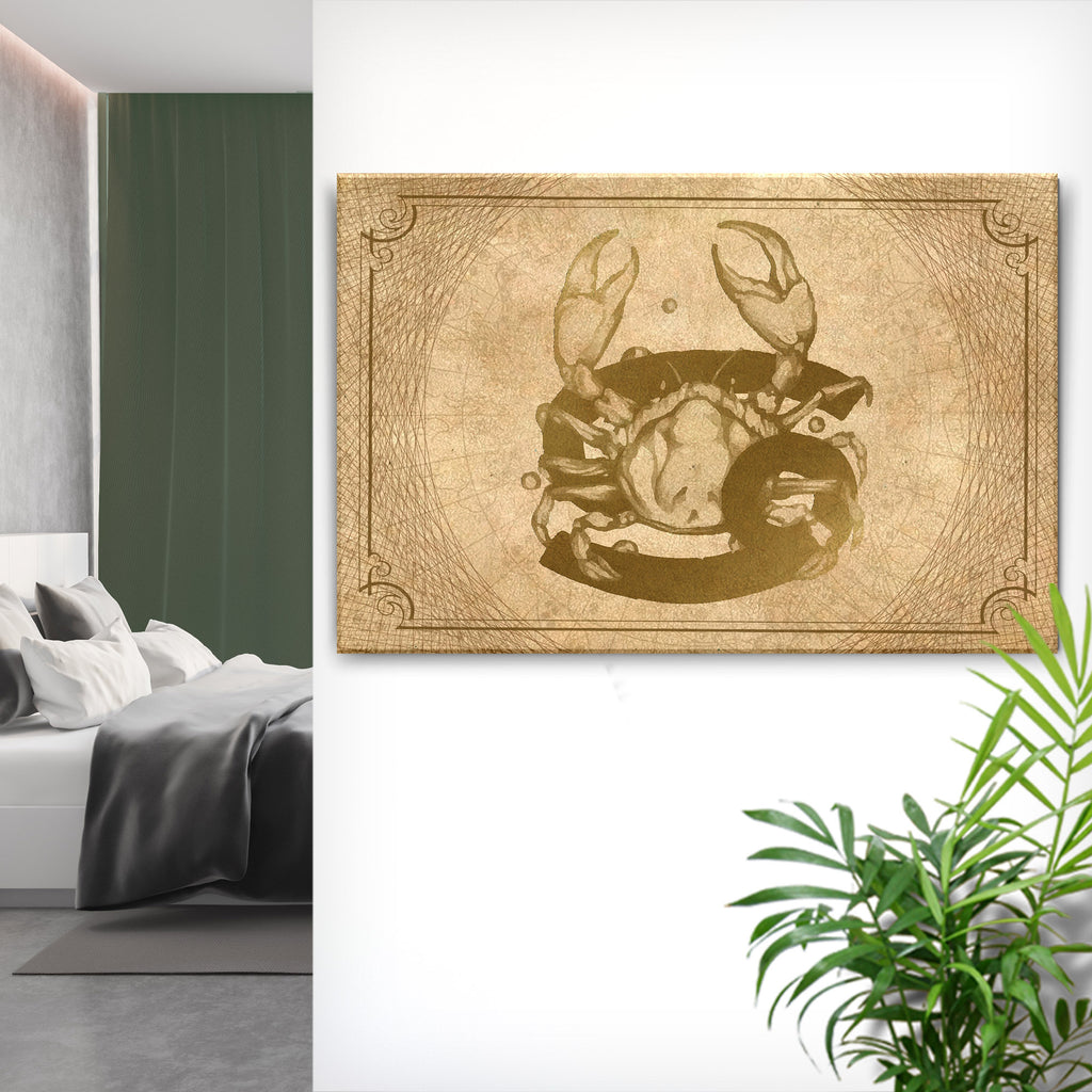 Cancer Vintage Canvas Wall Art by Tailored Canvases