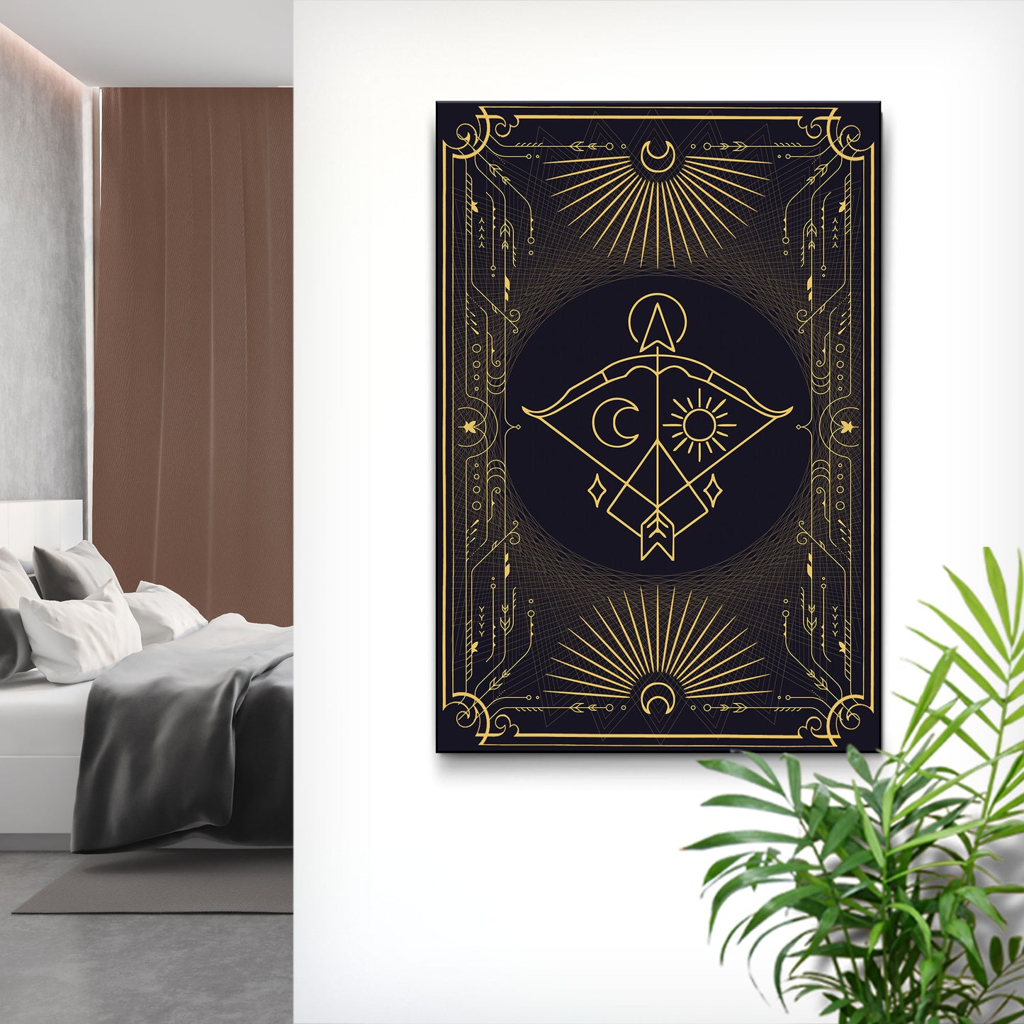 Sagittarius Tarot Canvas Wall Art Style 1 - Image by Tailored Canvases
