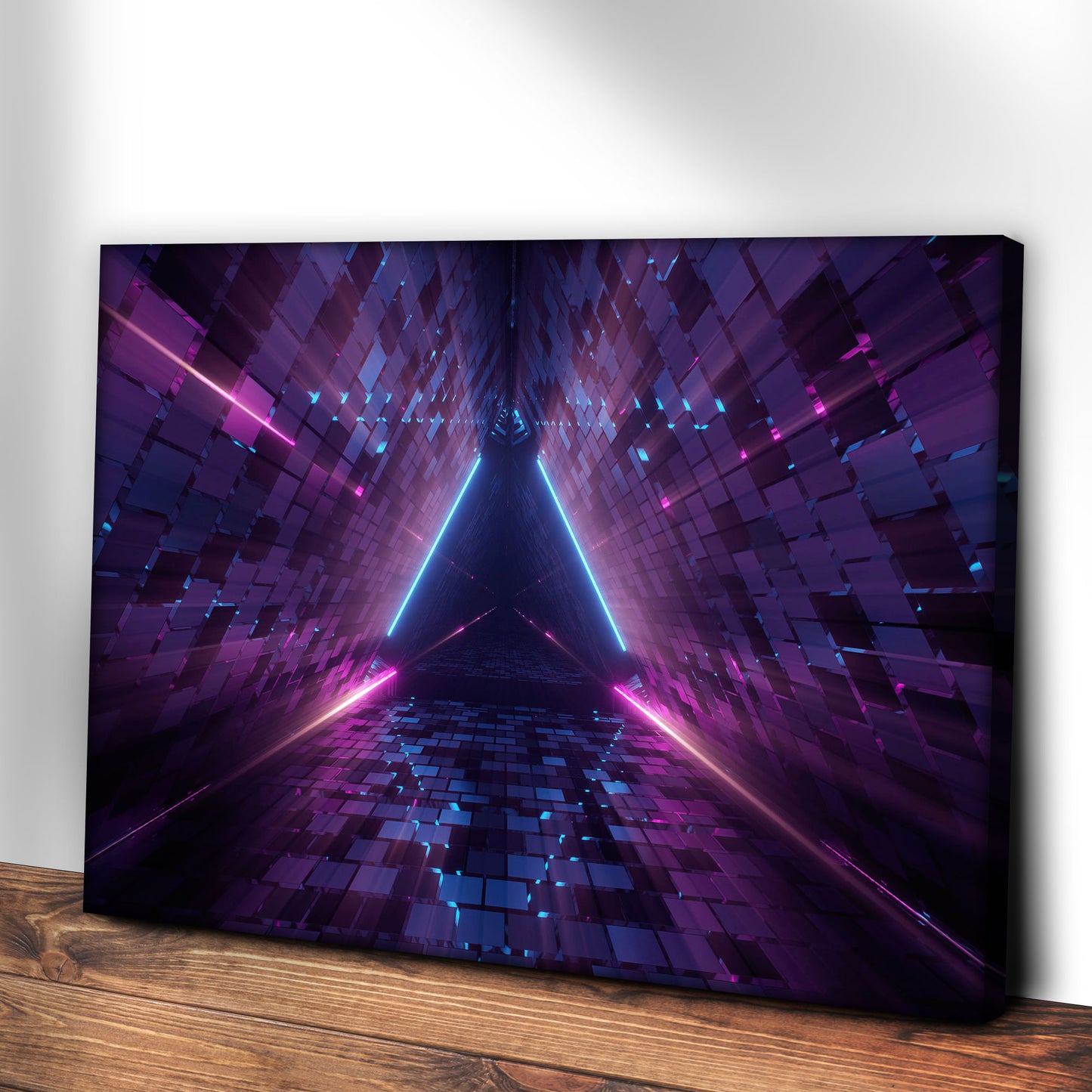 Tunnel Abstract Architecture Canvas Wall Art Style 2 - Image by Tailored Canvases
