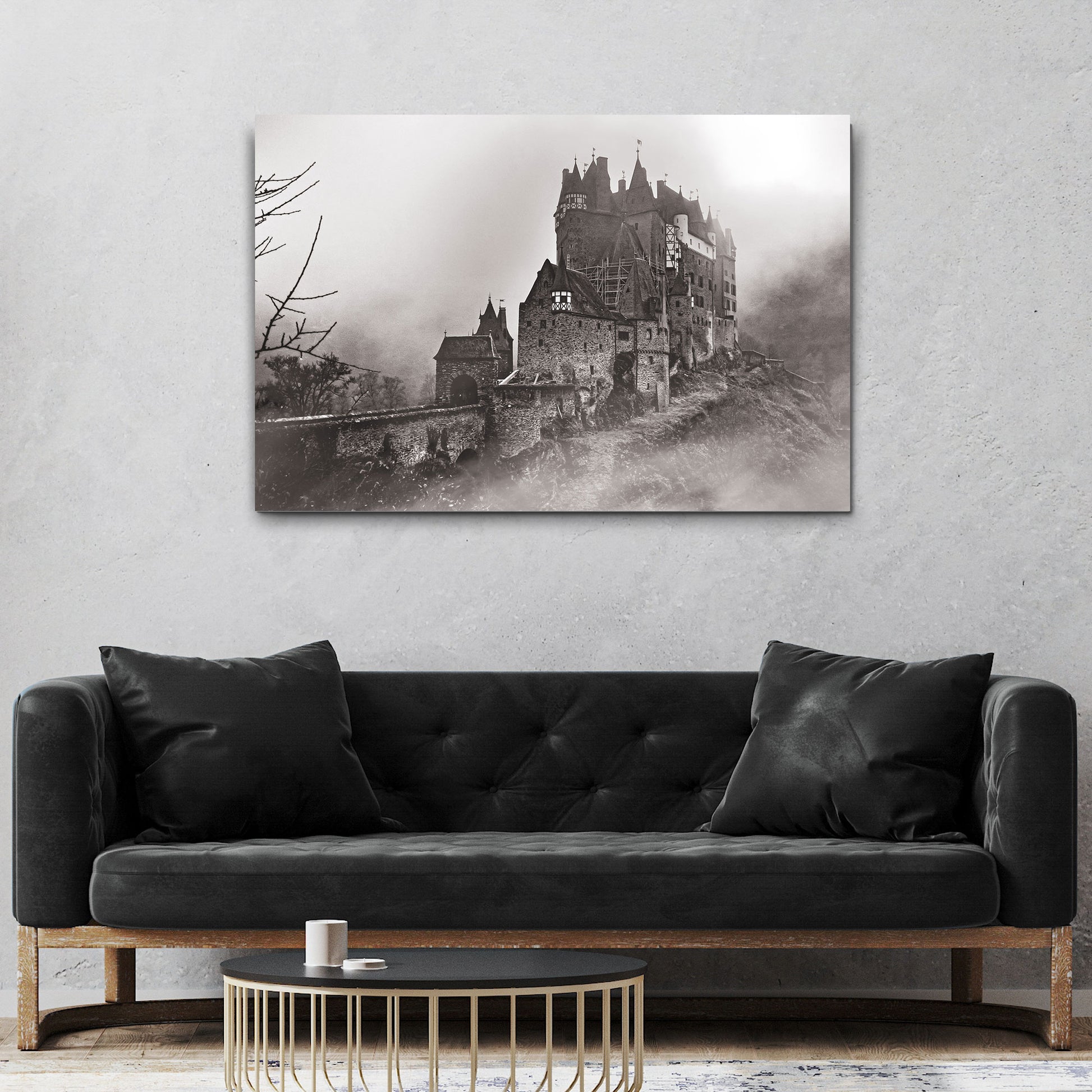 Castle Haunted Canvas Wall Art - Image by Tailored Canvases