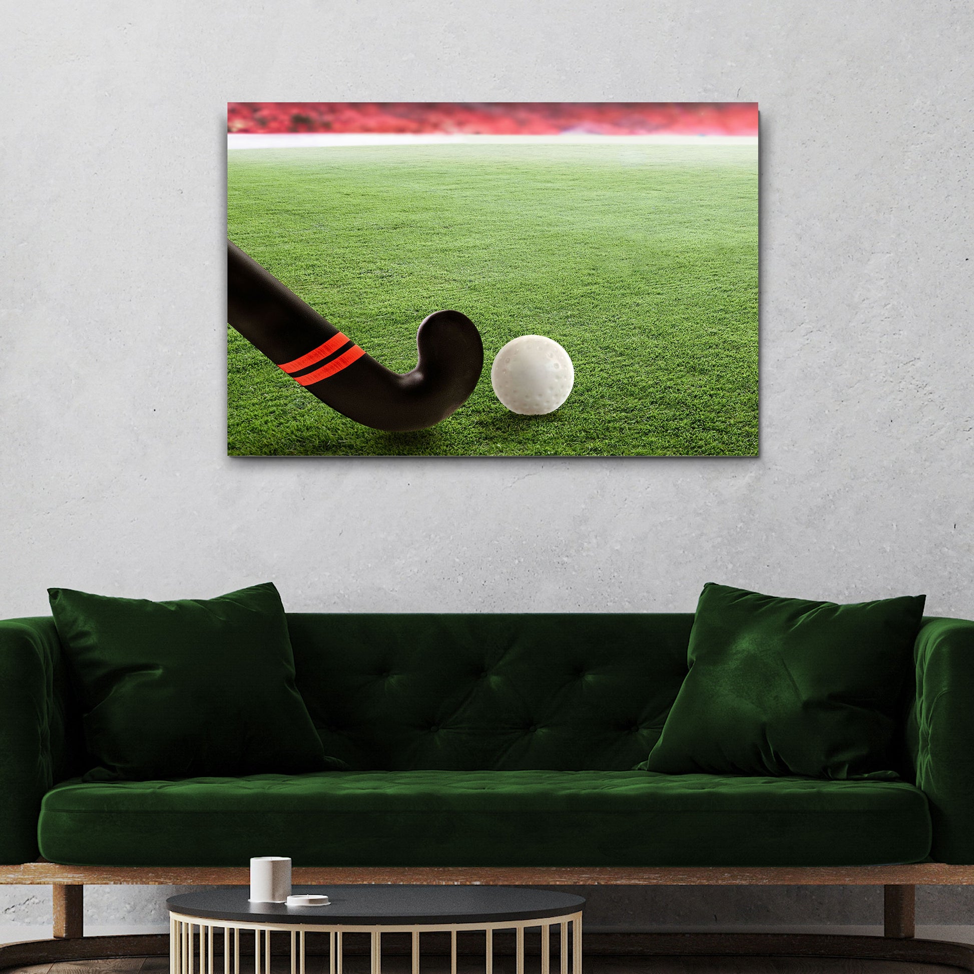Hockey In Stadium Canvas Wall Art - Image by Tailored Canvases