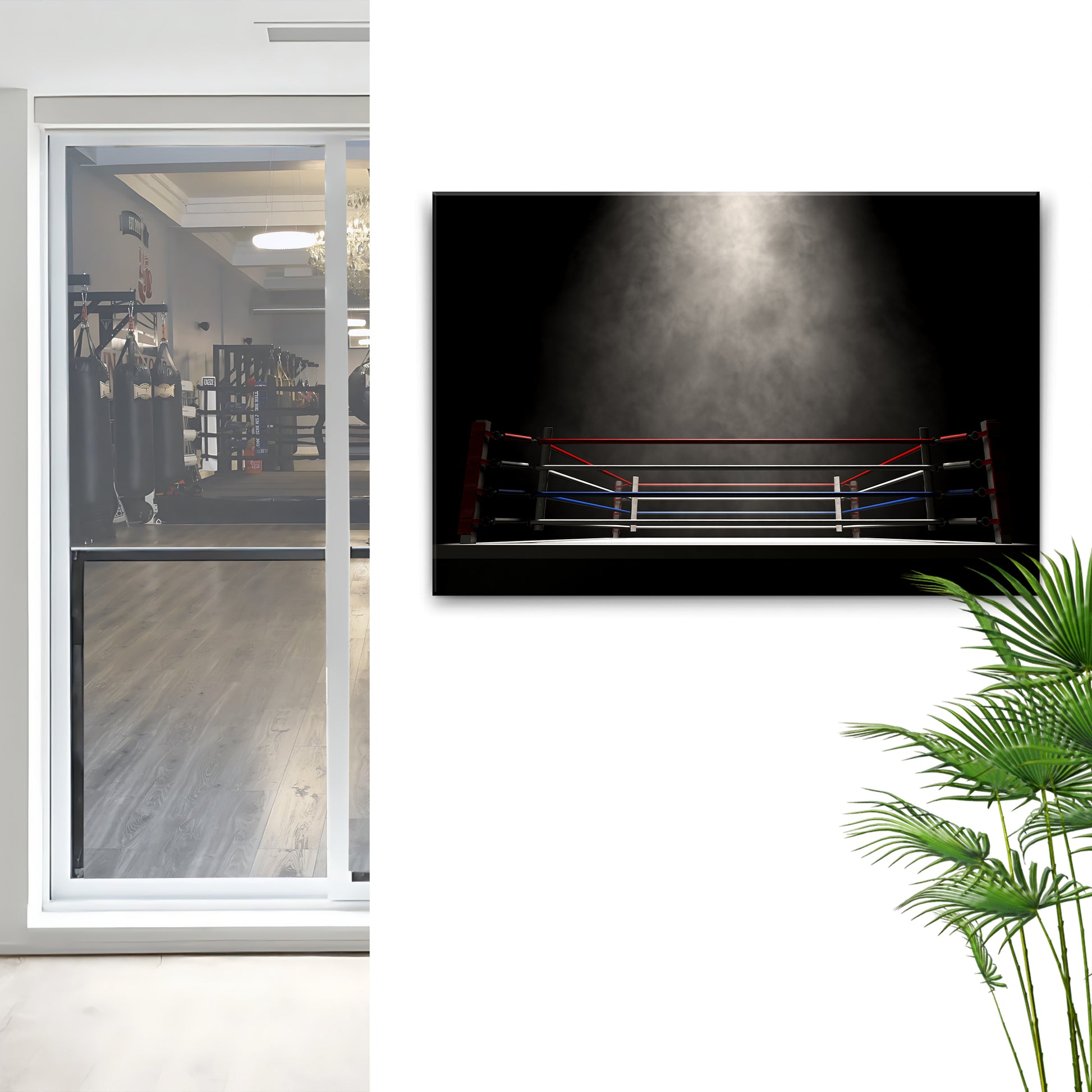 Boxing Ring Canvas Wall Art Style 1 - Image by Tailored Canvases