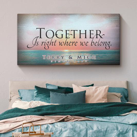 Together Sign Style 1 - Image by Tailored Canvases