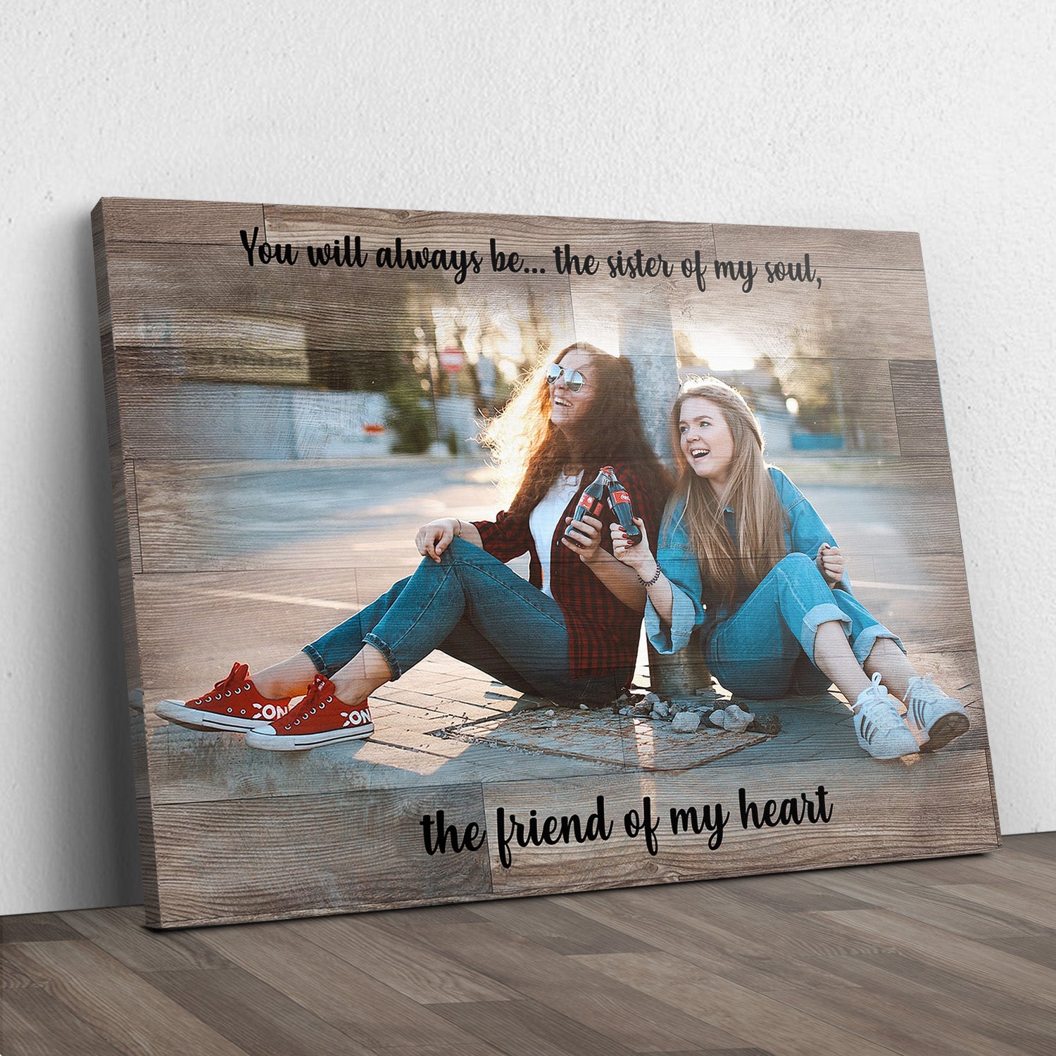 Friends Picture Frame Sign - Image by Tailored Canvases