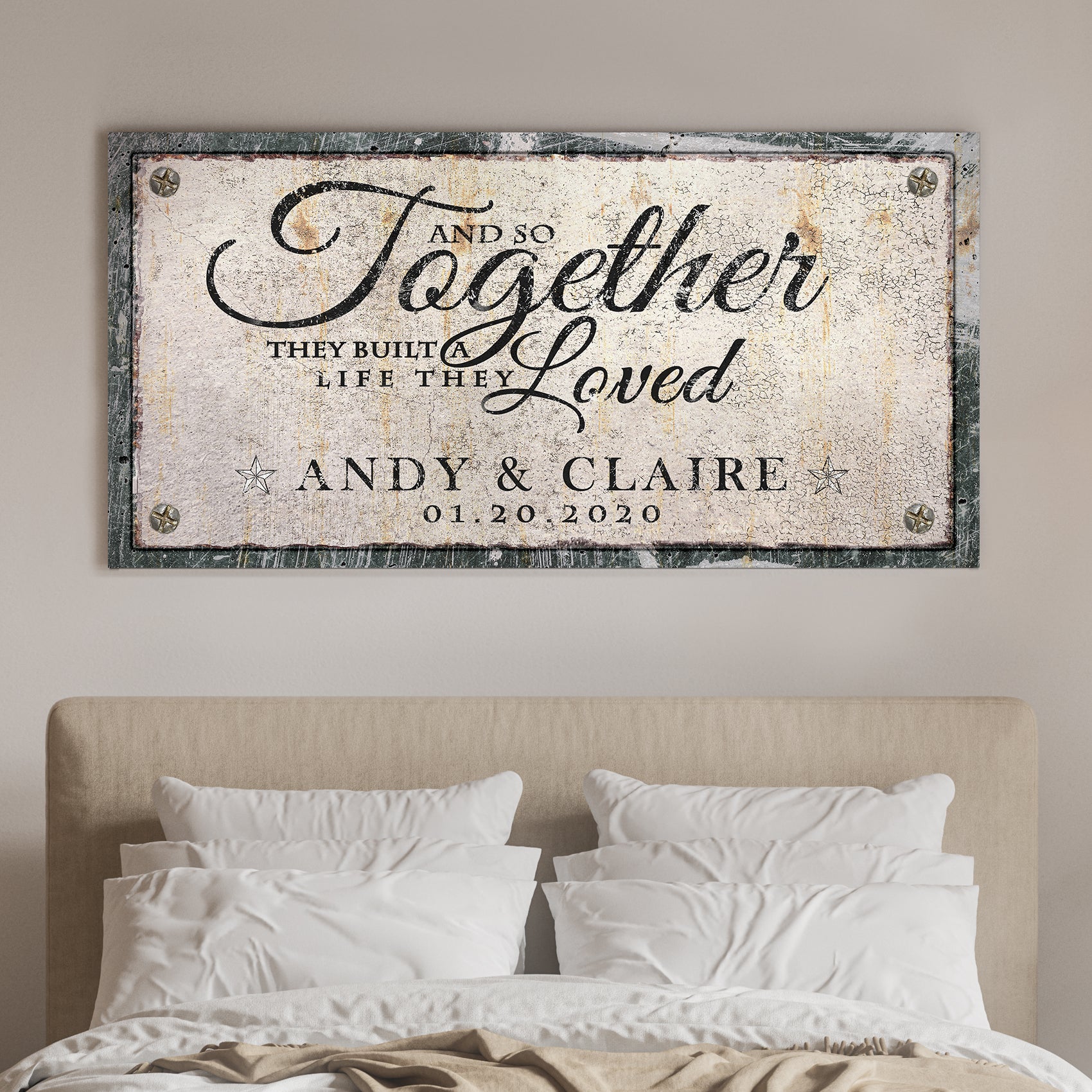 Together Sign II Style 2 - Image by Tailored Canvases