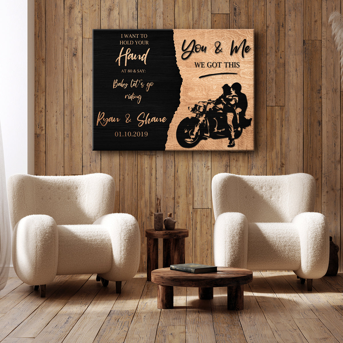 We Got This Bikers Couple Sign - Image by Tailored Canvases