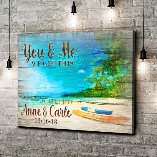 We Got This Couple Beach Sign Style 1 - Image by Tailored Canvases 