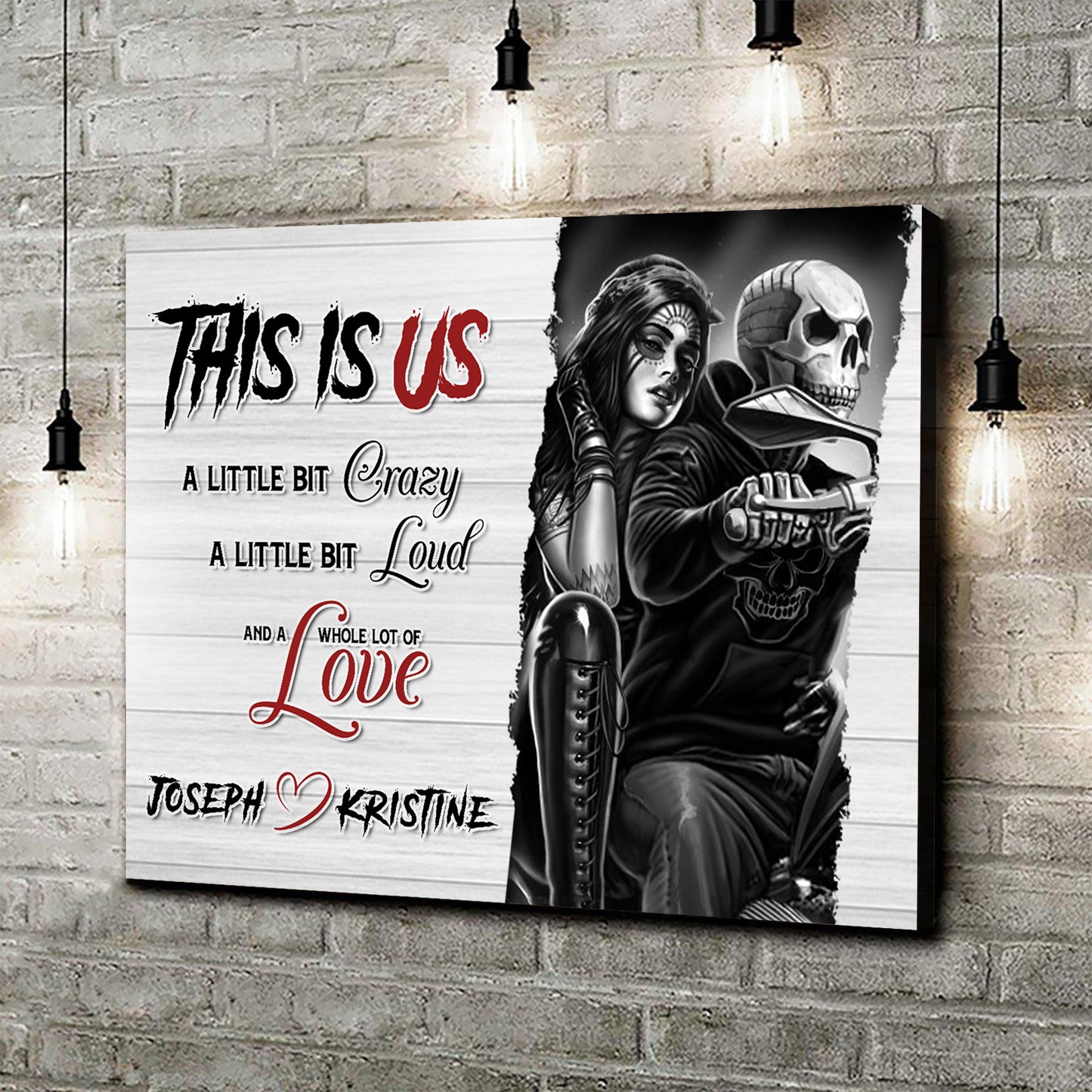This Is Us Sign II Specs Style 1 - Image by Tailored Canvases