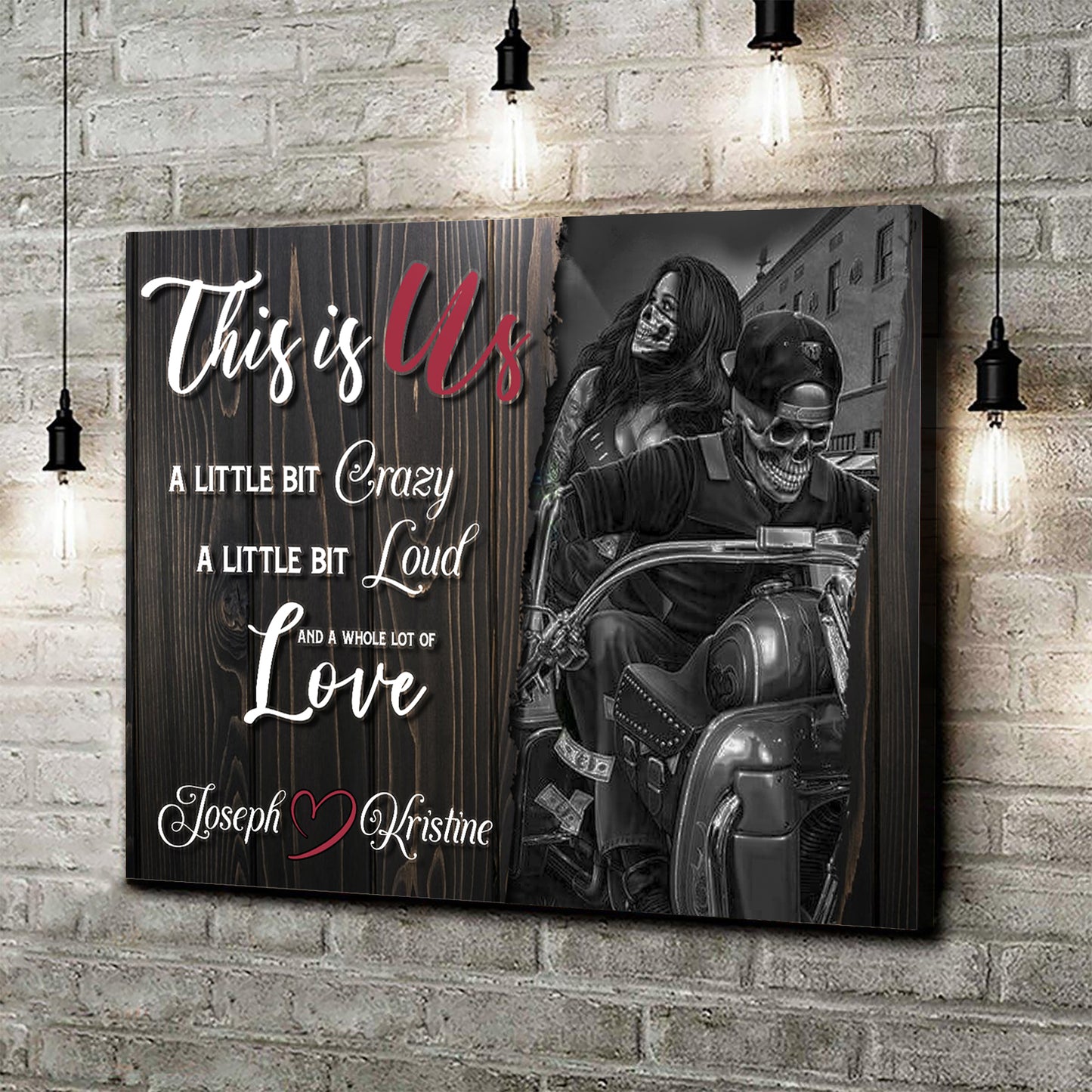 This Is Us Sign II Specs Style 2 - Image by Tailored Canvases
