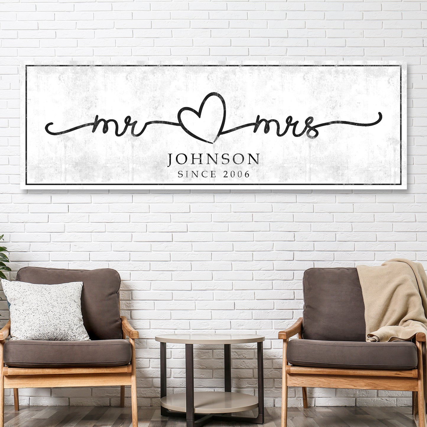 Mr. And Mrs. Sign Style 3 - Image by Tailored Canvases